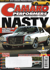 CAMARO PERFORMERS 2009 MAY - 'HISTORY OF THE '69 PACE CAR, 2010 PRODUCTION